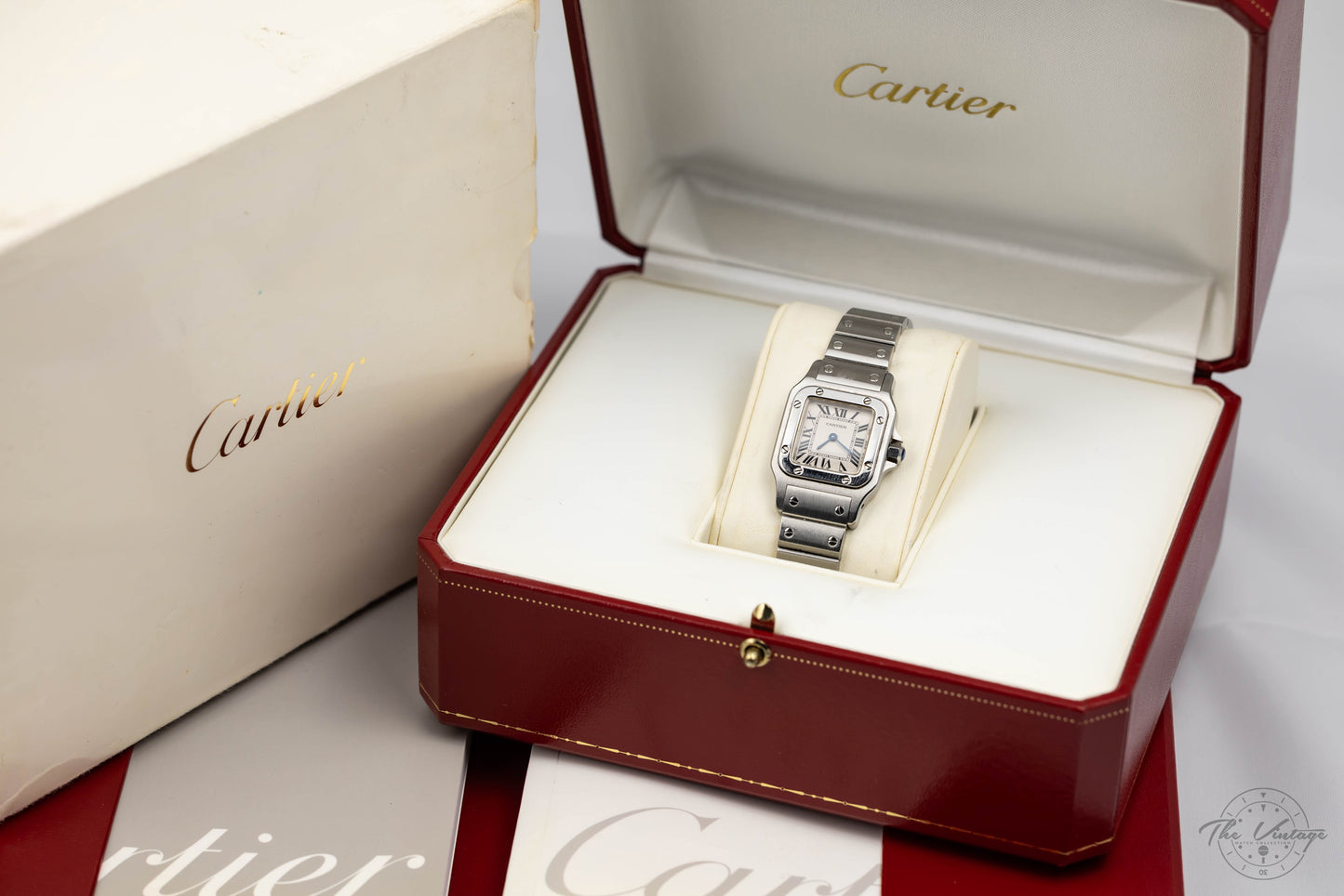 Cartier Santos Galbée 1565 Full Set