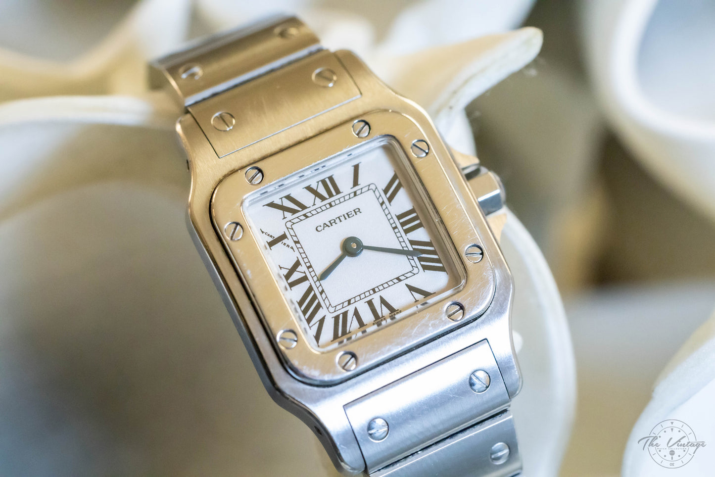 Cartier Santos Galbée 1565 Full Set