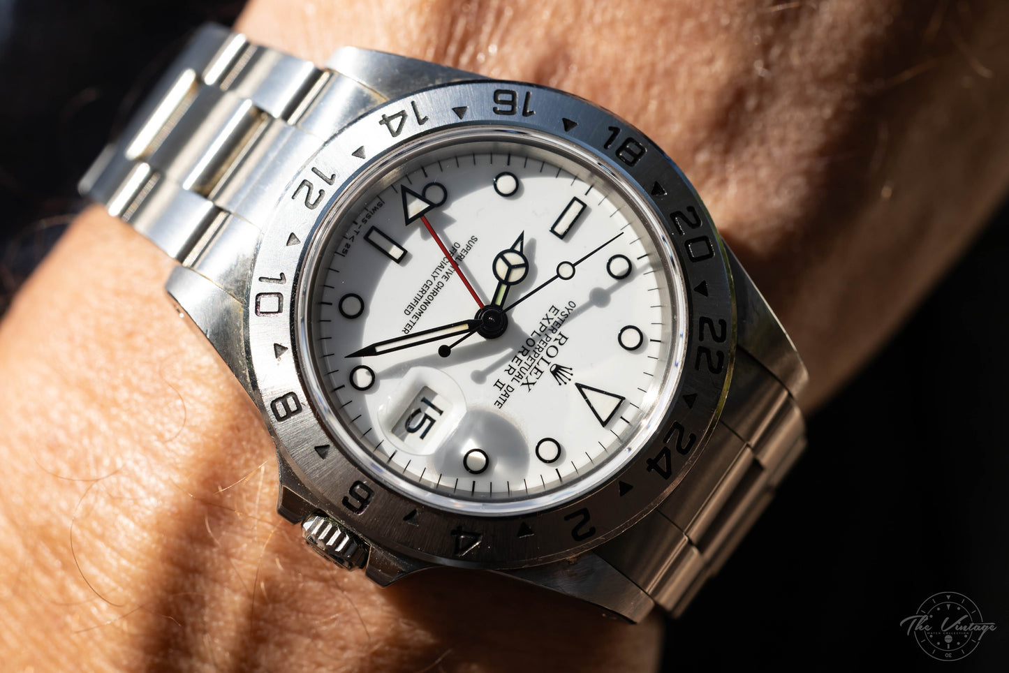 Rolex Explorer II Polar 16570 from 1996 (T)