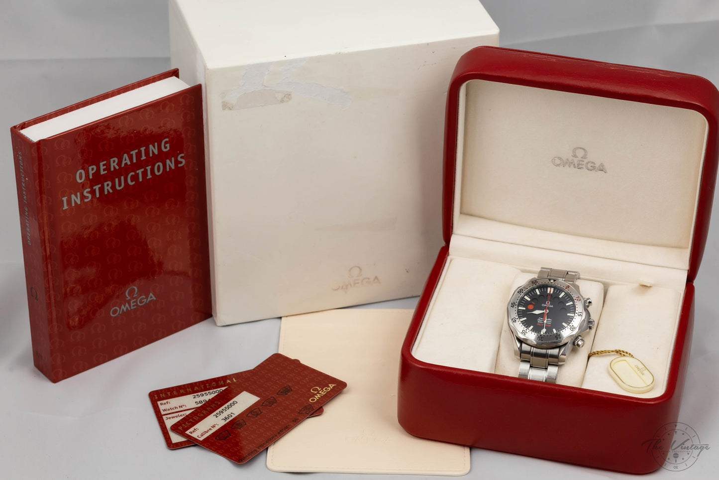 Omega Seamaster Apnea Jacques Mayol 2595.50 FULL SET