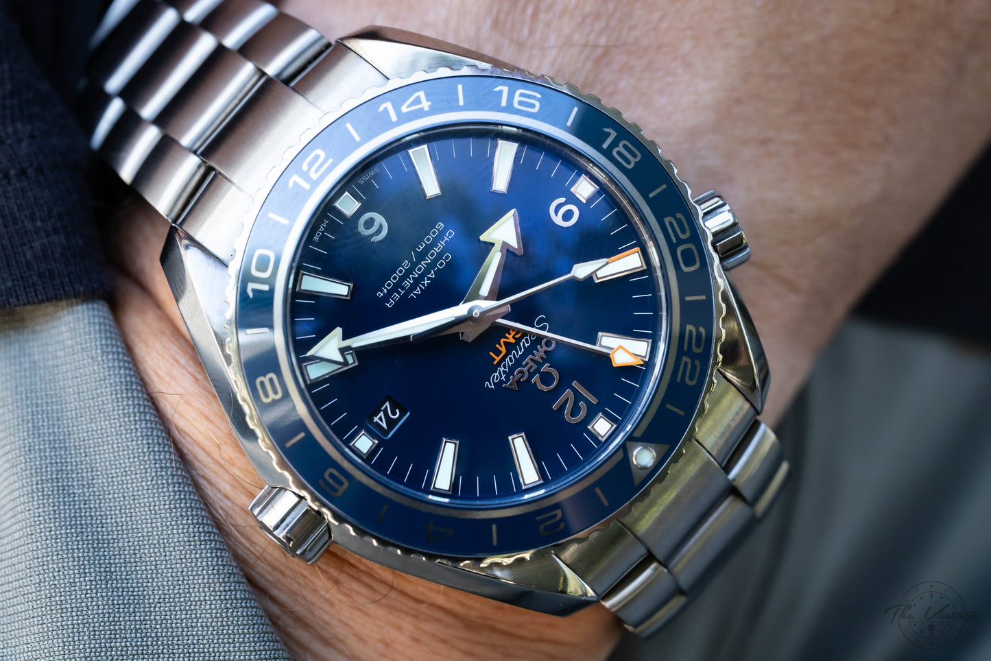 Omega Seamaster Planet Ocean Titanium 232.90.46.21.03.001 FULL SET