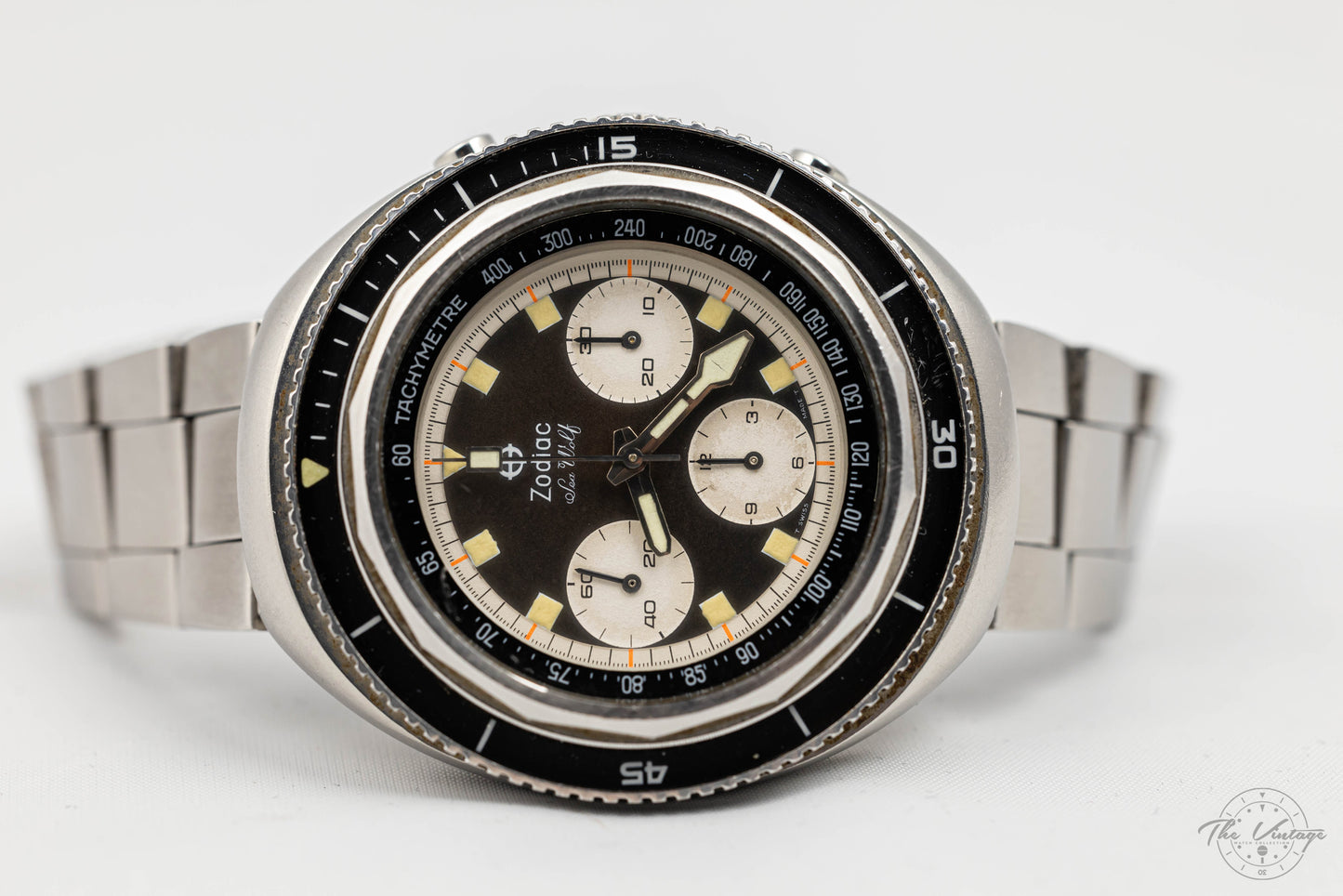 Zodiac Super Sea Wolf Chrono Valjoux 72, FULL SET