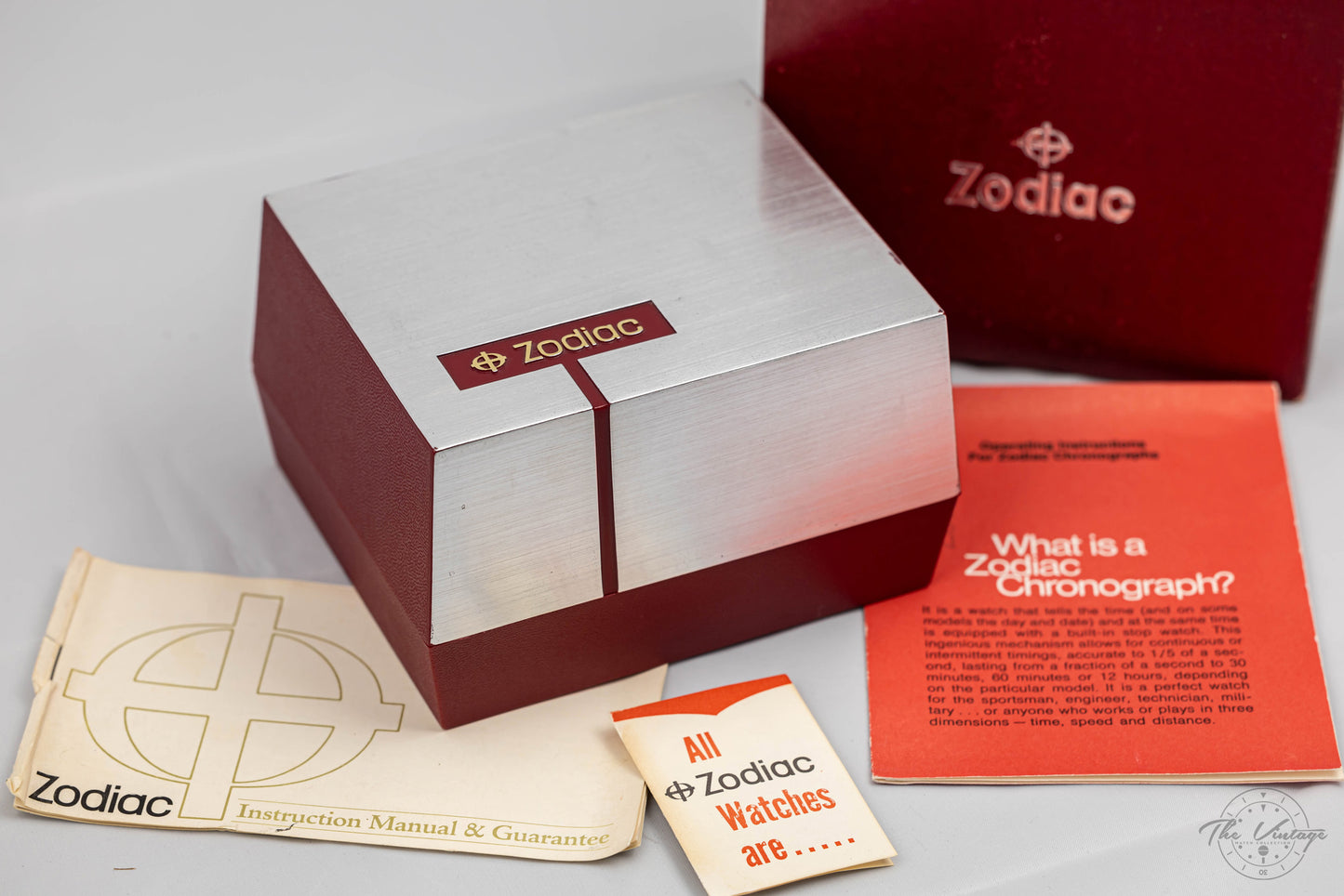 Zodiac Super Sea Wolf Chrono Valjoux 72, FULL SET