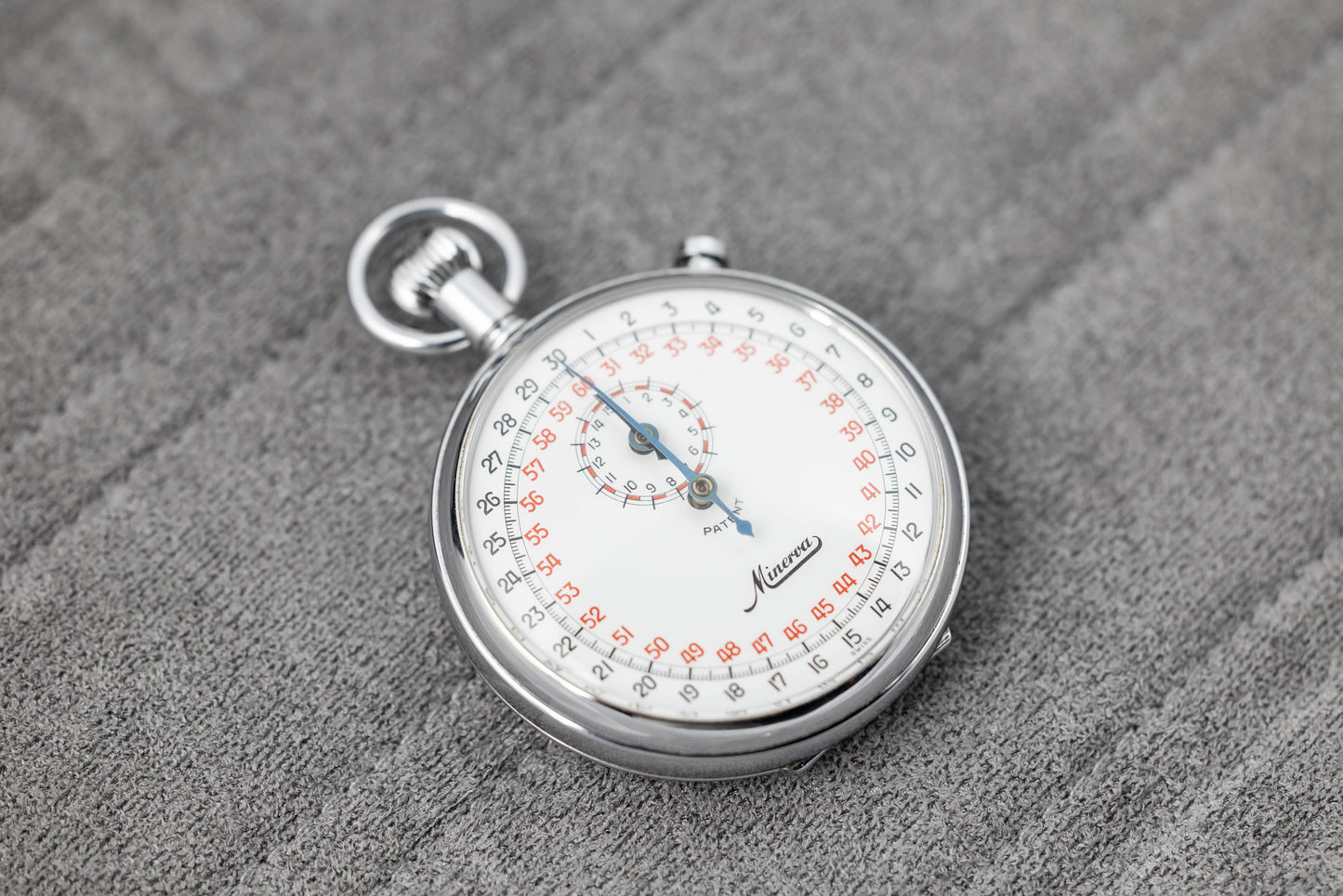 Minerva Mechanical Stopwatch 1/10 Sec NOS