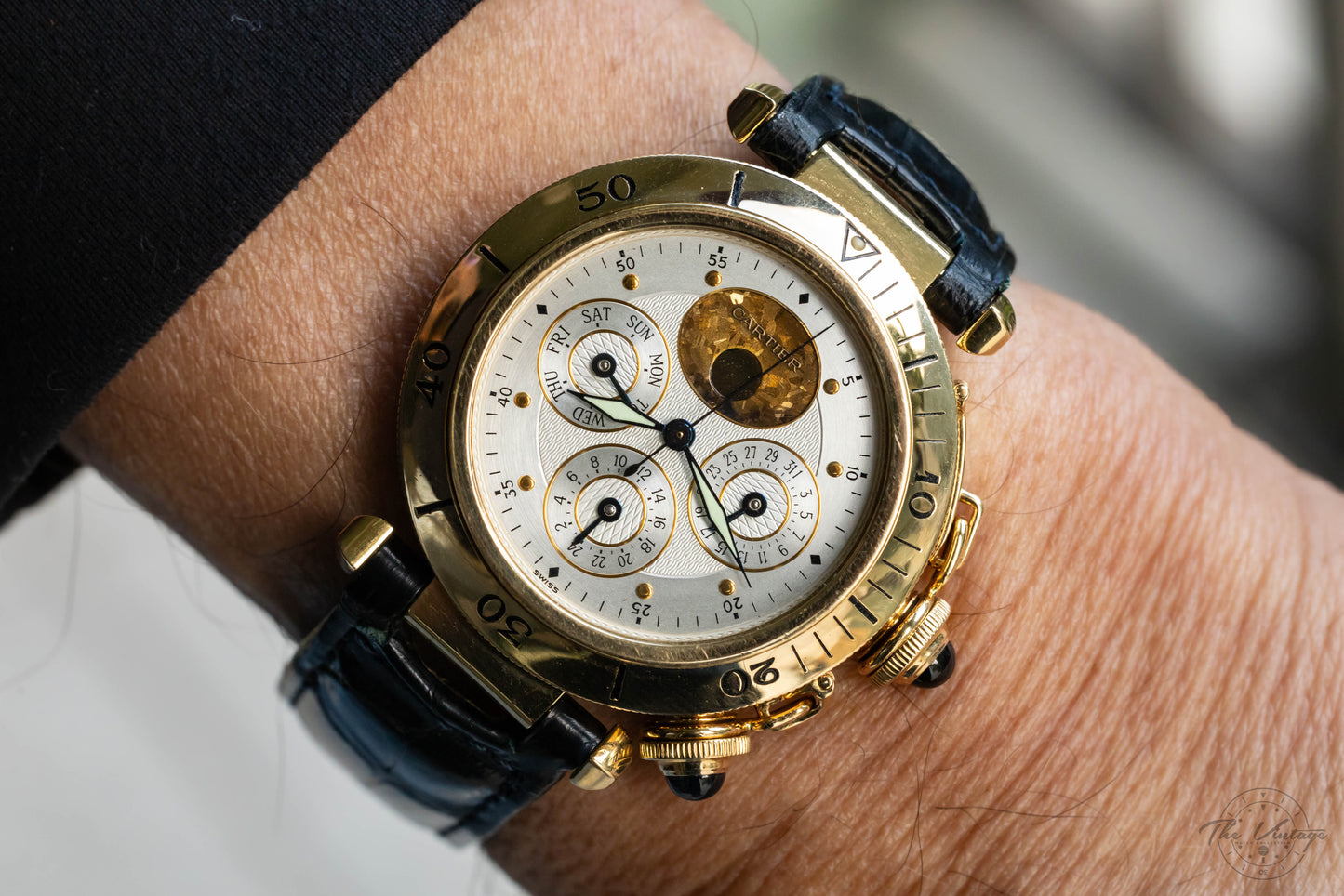 Cartier Pasha Perpetual Calendar Ref 0985 Automatic