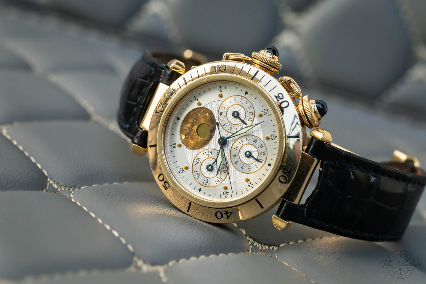 Cartier Pasha Perpetual Calendar Ref 0985 Automatic