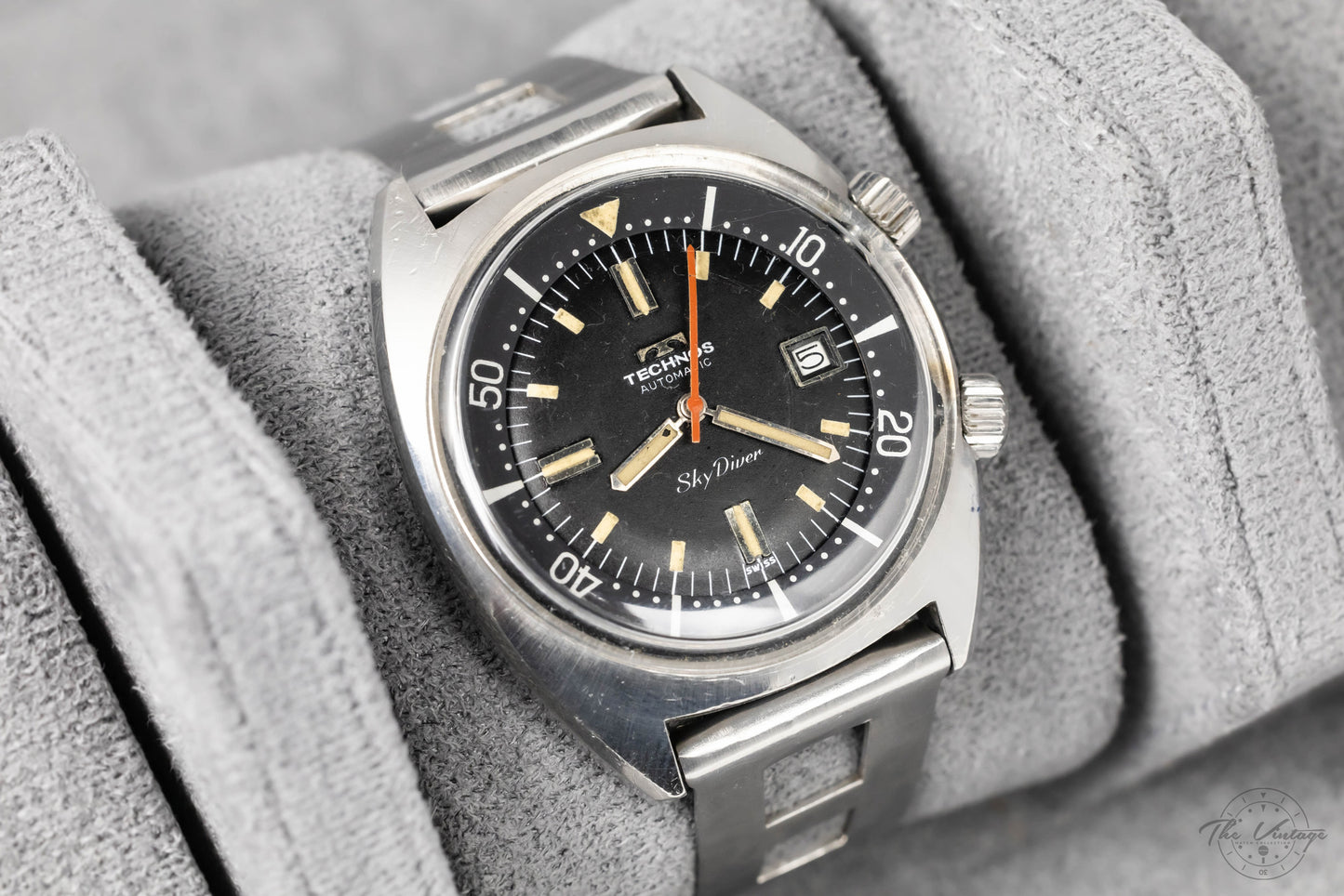 Technos Sky Diver Supercompressor Ref 1341 circa 1968 FULL SET Military History