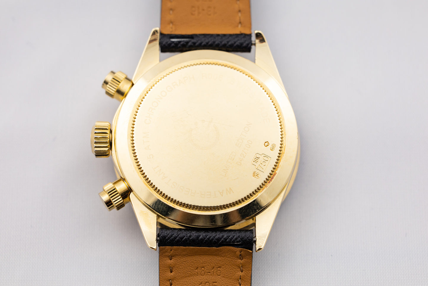 Gevril 18K Tribeca Chronograph “Paul Newman” Full Set, 1 of 100