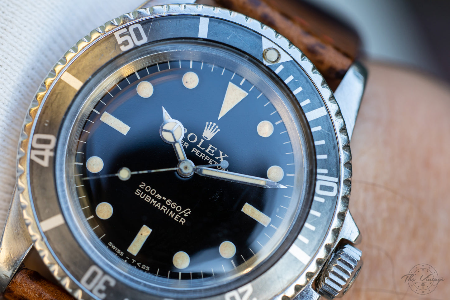 Rolex Vintage Submariner 5513 Gilt Dial 1966