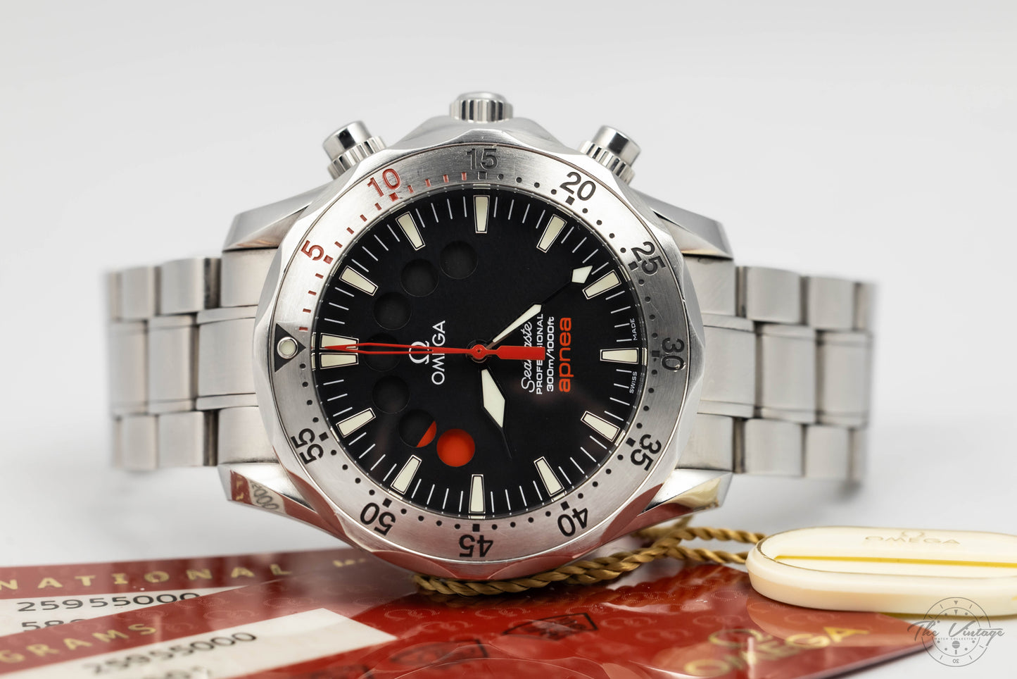 Omega Seamaster Apnea Jacques Mayol 2595.50 FULL SET