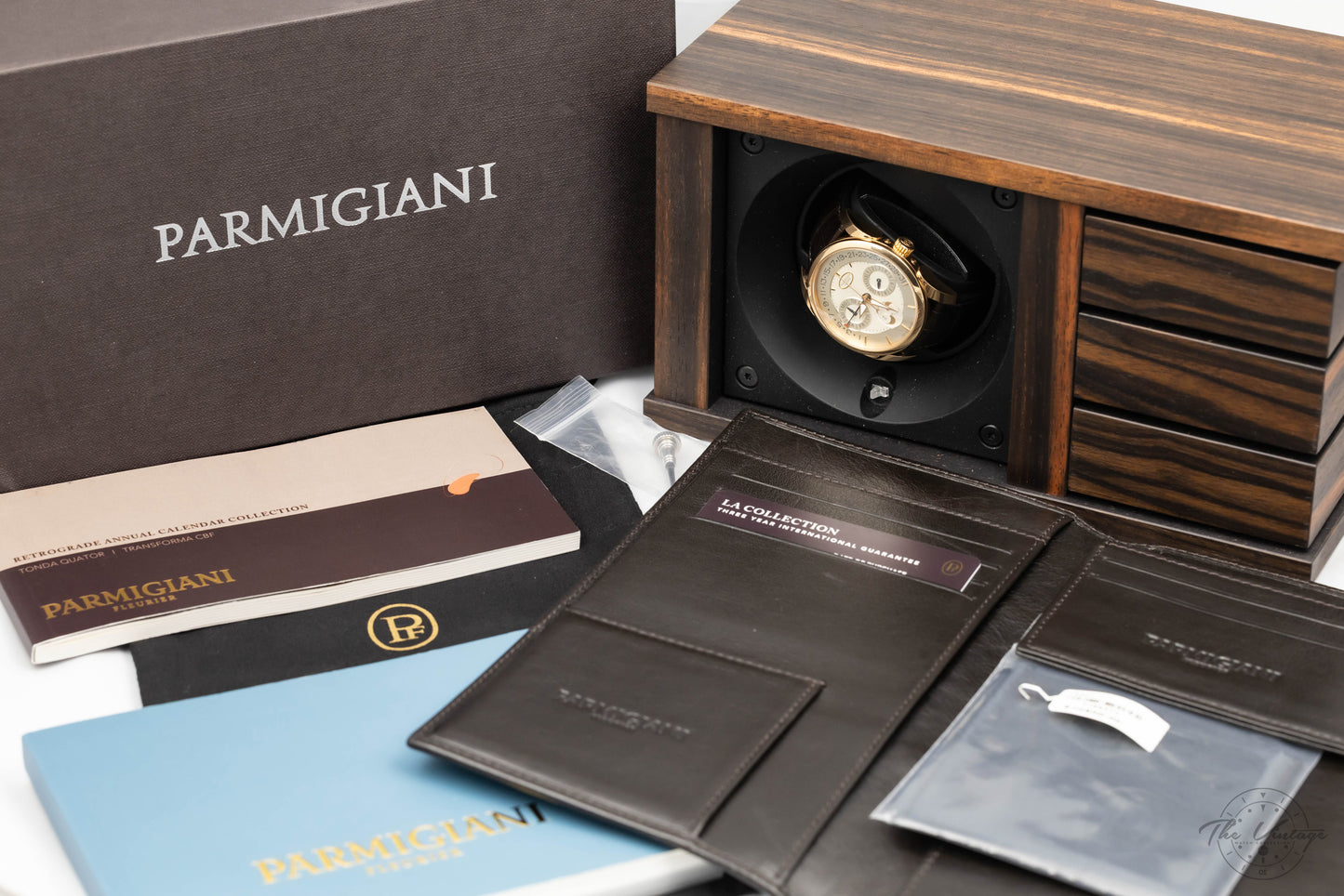 Parmigiani Fleurier Tonda Quator Annual Calendar #PFC272-1002400-HA1241, Full Set