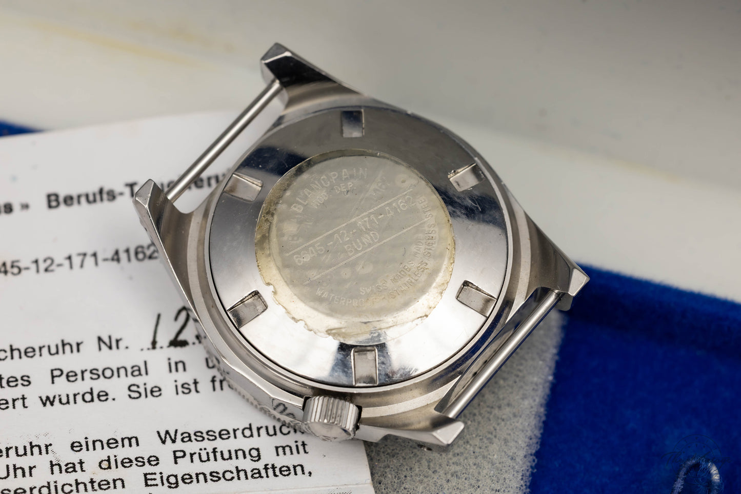 Blancpain Fifty Fathoms “BUND” Like NOS, with Box and Paper