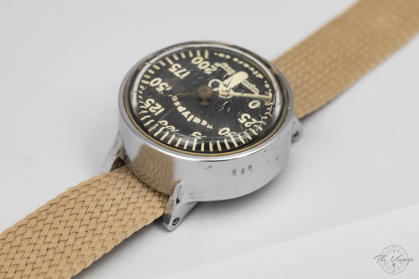 Blancpain Fifty Fathoms Aqua Lung 1000 Feet & Aqua Lung Depth Gauge w/Box