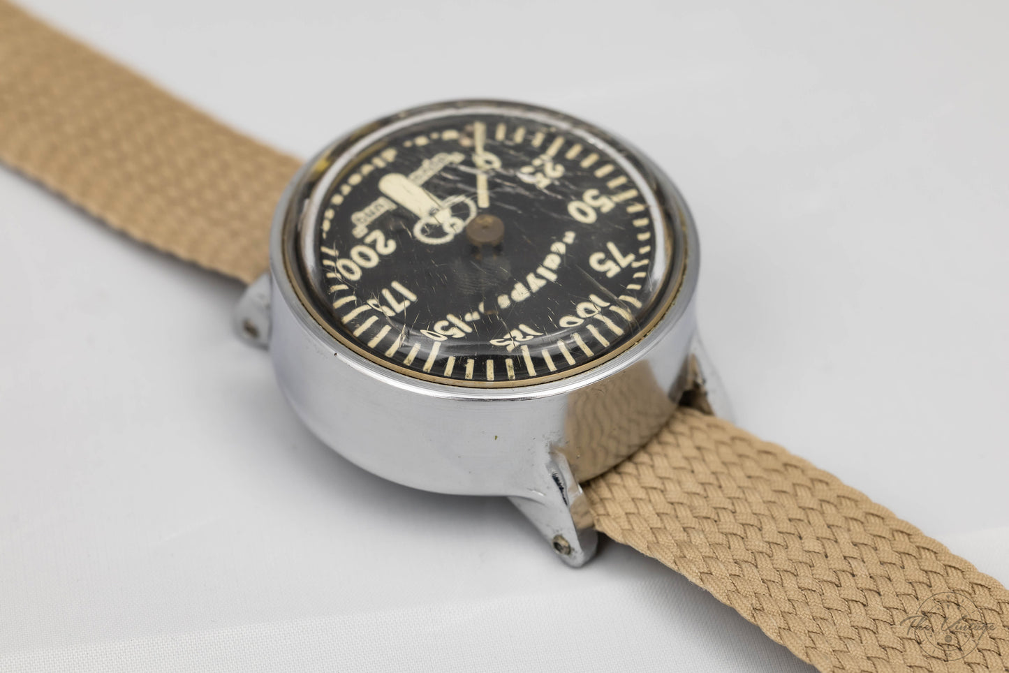 Blancpain Fifty Fathoms Aqua Lung 1000 Feet & Aqua Lung Depth Gauge w/Box