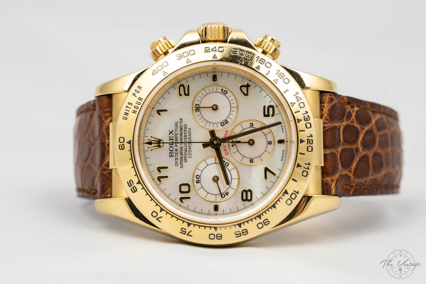 Rolex Zenith Daytona 18K Mother of Pearl Dial - Ref 16518