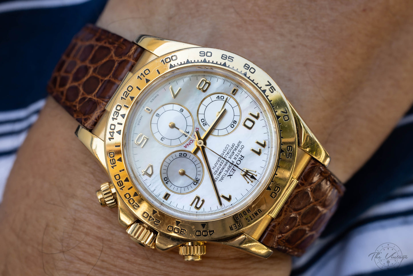 Rolex Zenith Daytona 18K Mother of Pearl Dial - Ref 16518