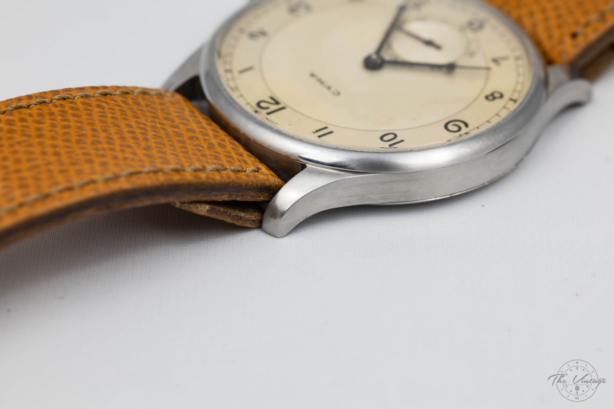 Cyma "Jumbo" 1930s Vintage Calatrava-Style 38mm (Stainless Steel)