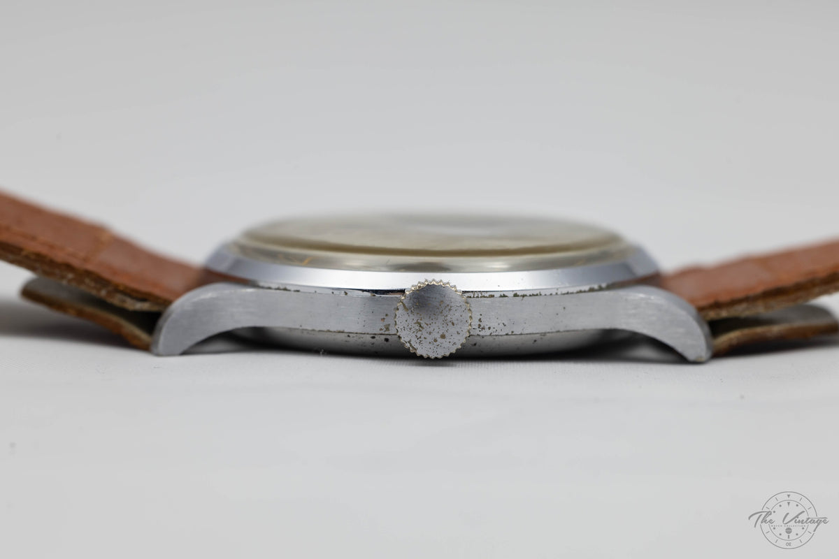 Cyma "Jumbo" 1930s Vintage Calatrava-Style 38mm (Stainless Steel)