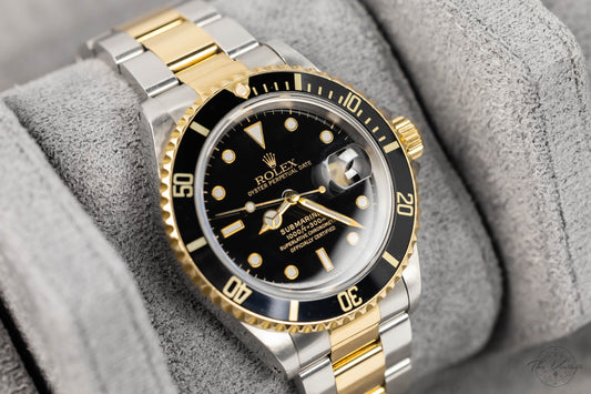 Rolex Submariner 16613 SS/Gold Black Dial