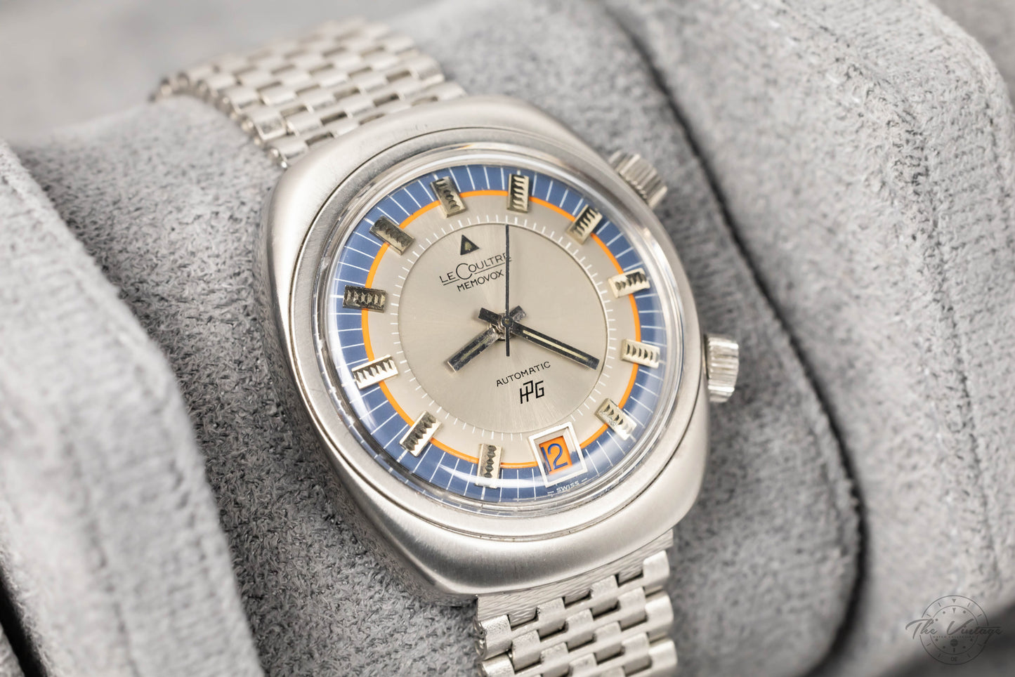 LeCoultre Memovox HPG ref 9508 with original NSA Bracelet