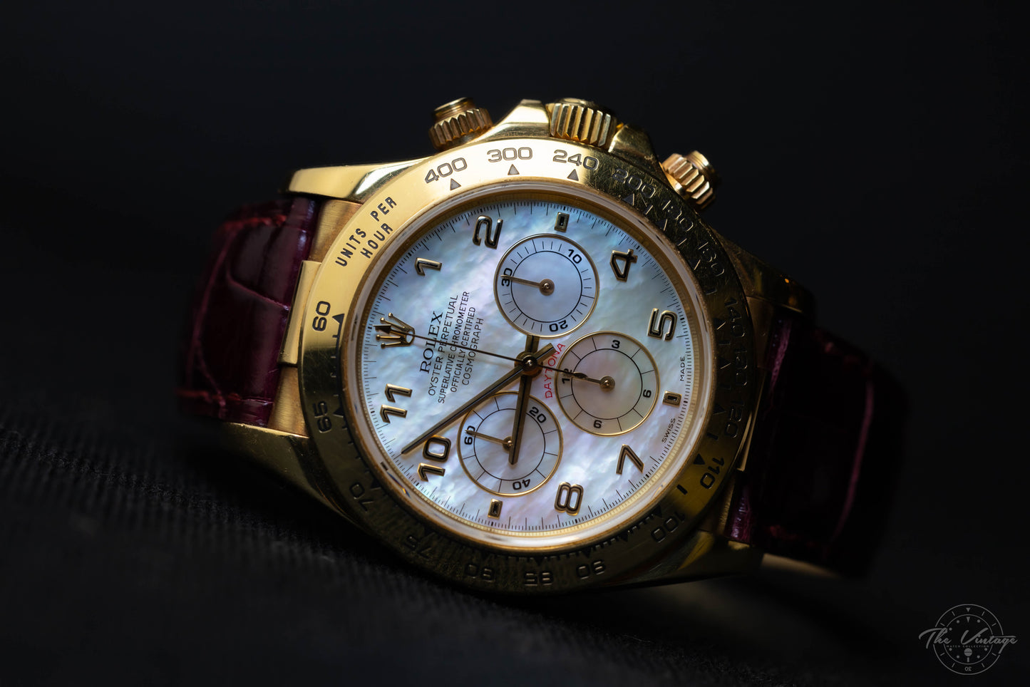 Rolex Daytona 16518 18K with Mother of Pearl Dial