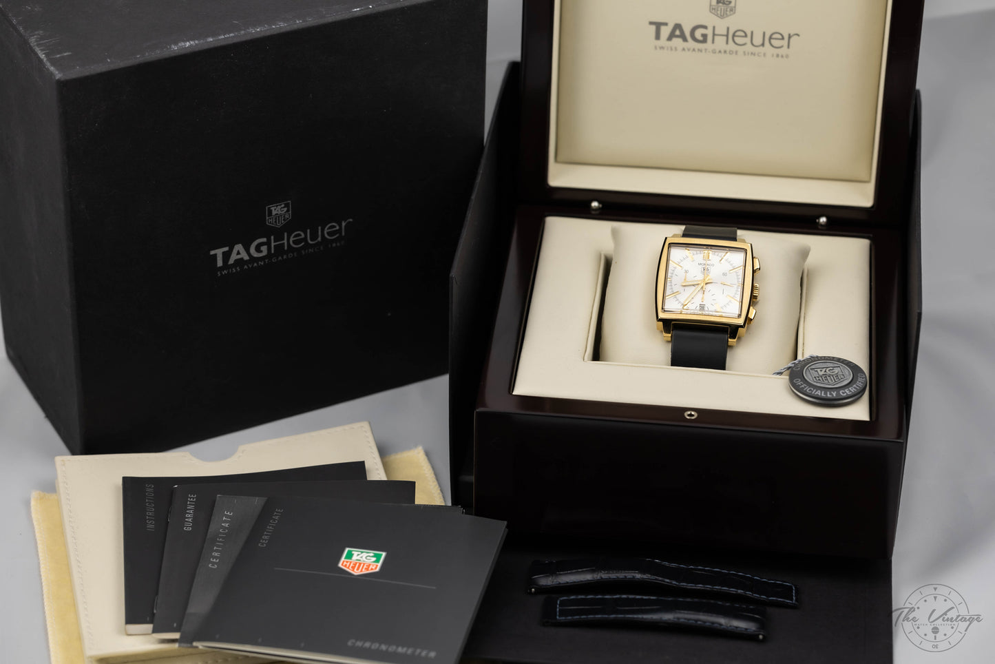 Tag Heuer Monaco 18K Gold CW5140 FULL SET